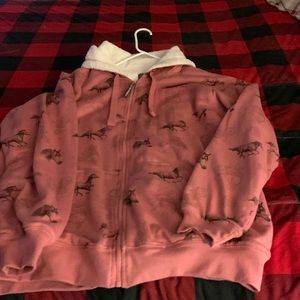 Zip Up Hoodie size 2 X with Sherpa lined